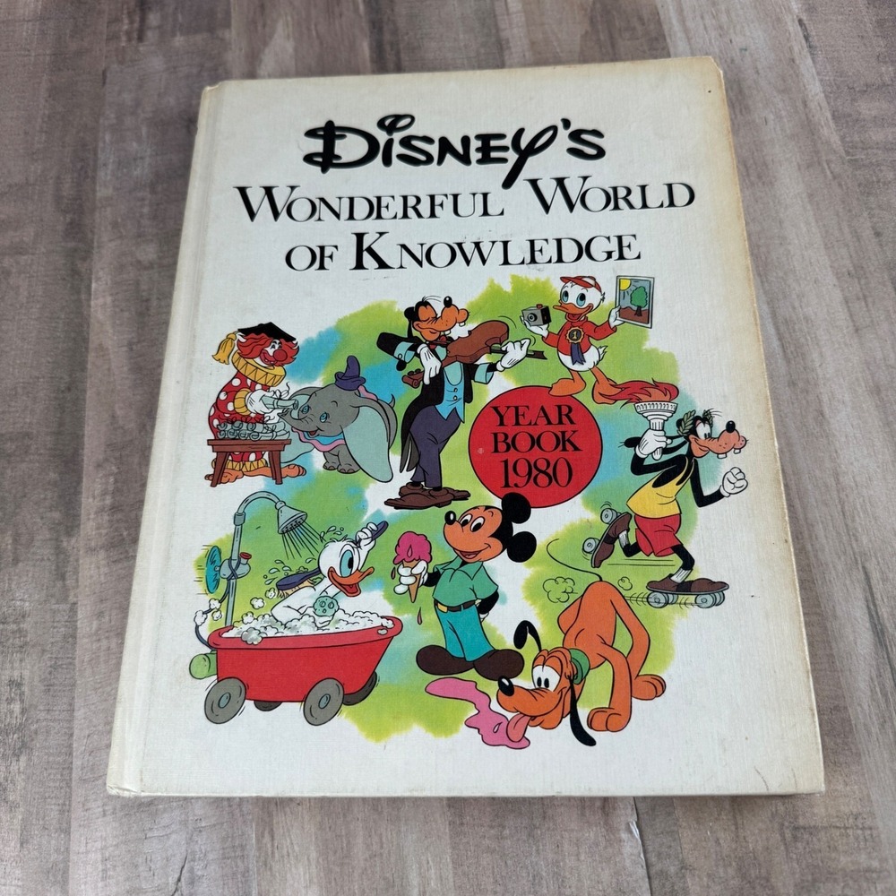 Disney Wonderful World of Knowledge Yearbook 1980 Hardback Book